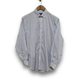 Esquire Men's Checkered Button Down Shirt Neck Size 15.5 Measures‎ 21 x 30